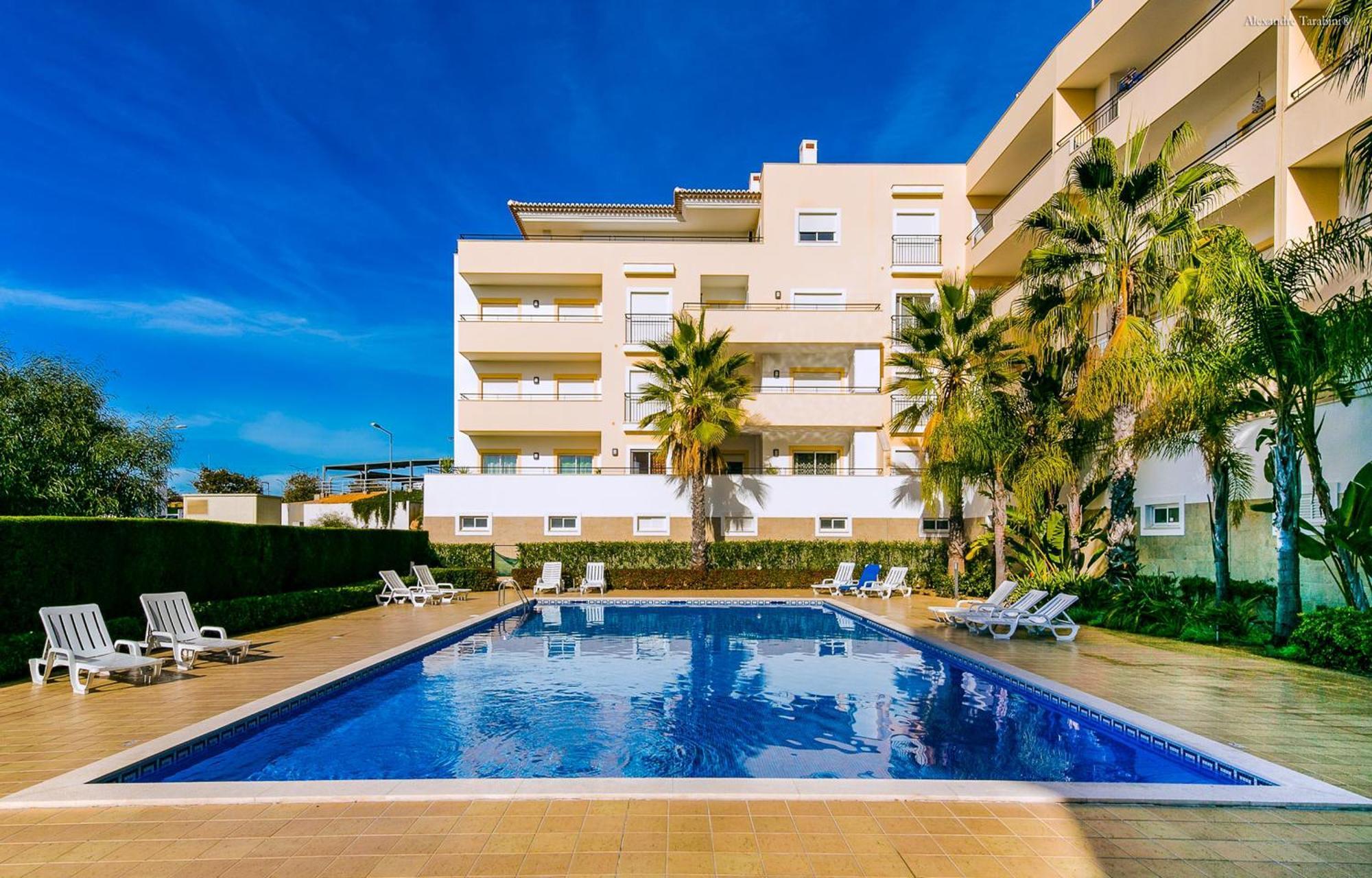 A04 - Large Modern 1 Bed Apartment With Pool Лагуш Екстер'єр фото